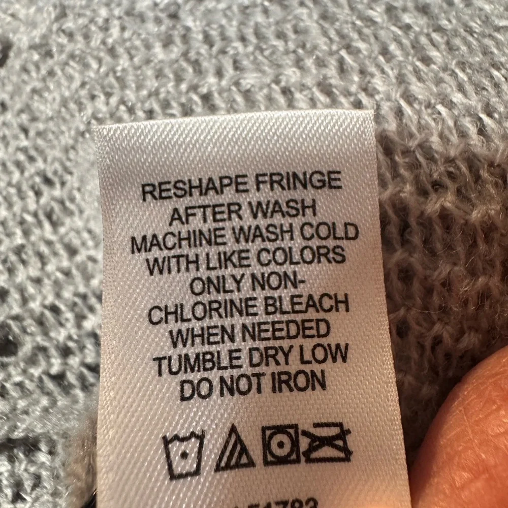 Maurices Soft Gray Knit Wrap